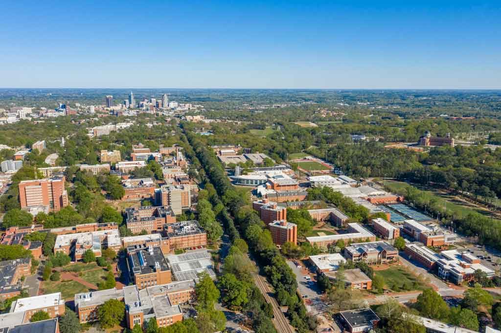 3116 hillsborough apartments near nc state university raleigh north carolina aerial view of downtown raleigh hillsborough street